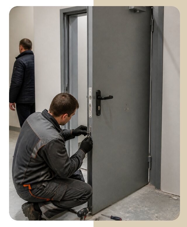 Ремонт противопожарной двери в Ялте по цене 6640 р. | ДвериЛегко-Ялт